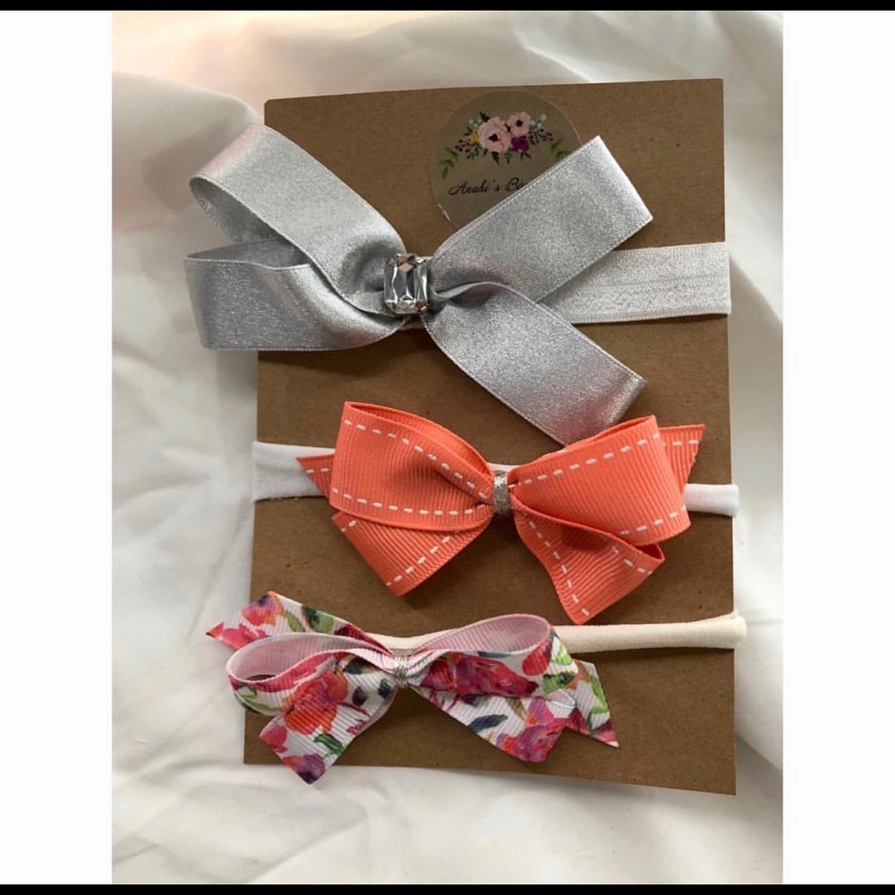 Hand made headbands for baby girls